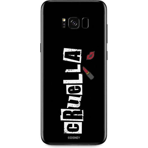 Disney Cruella (2021) Logo and Lipstick Galaxy S8 Plus Skin